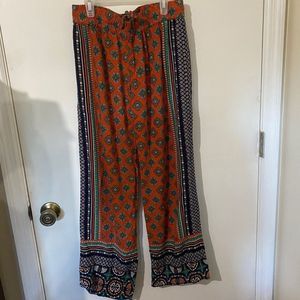 Anthropologie Rose & Thyme Boho Palazzo Pants S